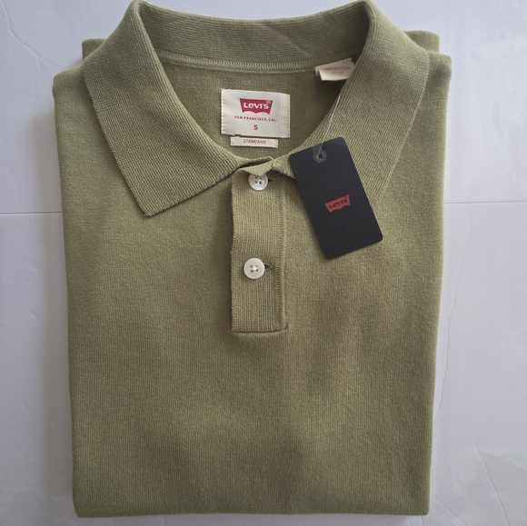 Levi's Olive Green Men's Polo Shirt - Picture 3 of 8